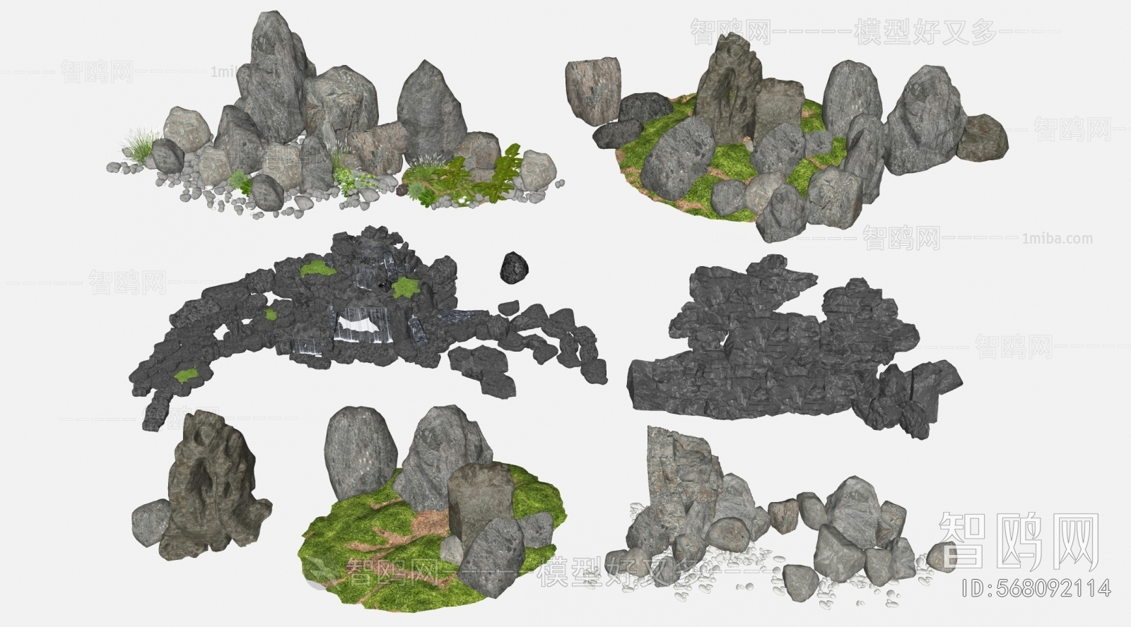 Modern Rockery Waterscape