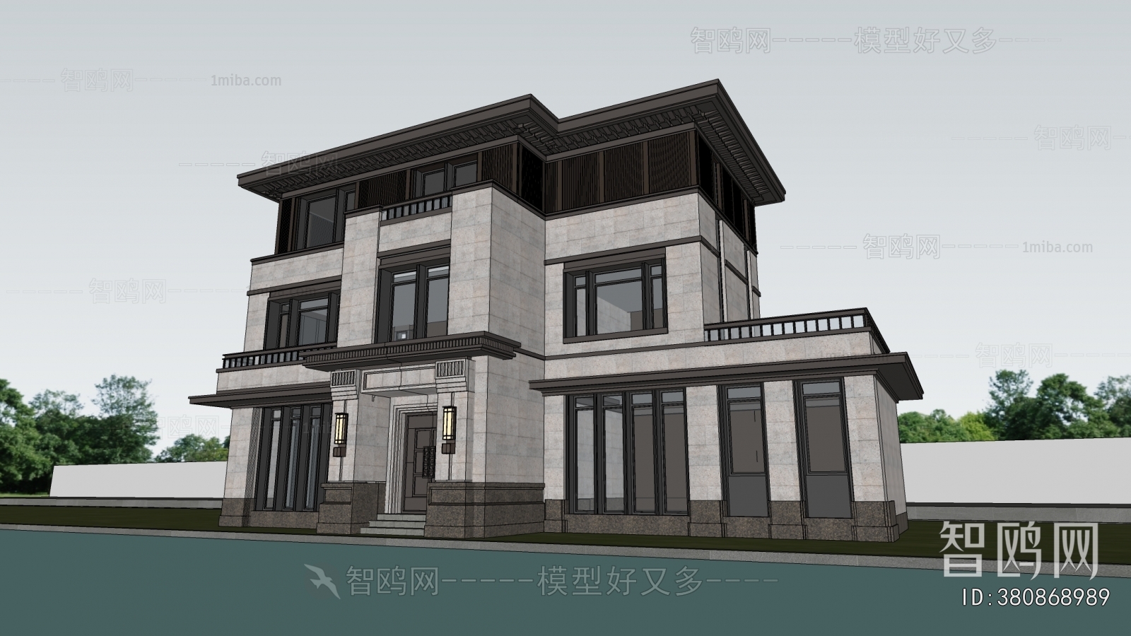 New Chinese Style Detached Villa