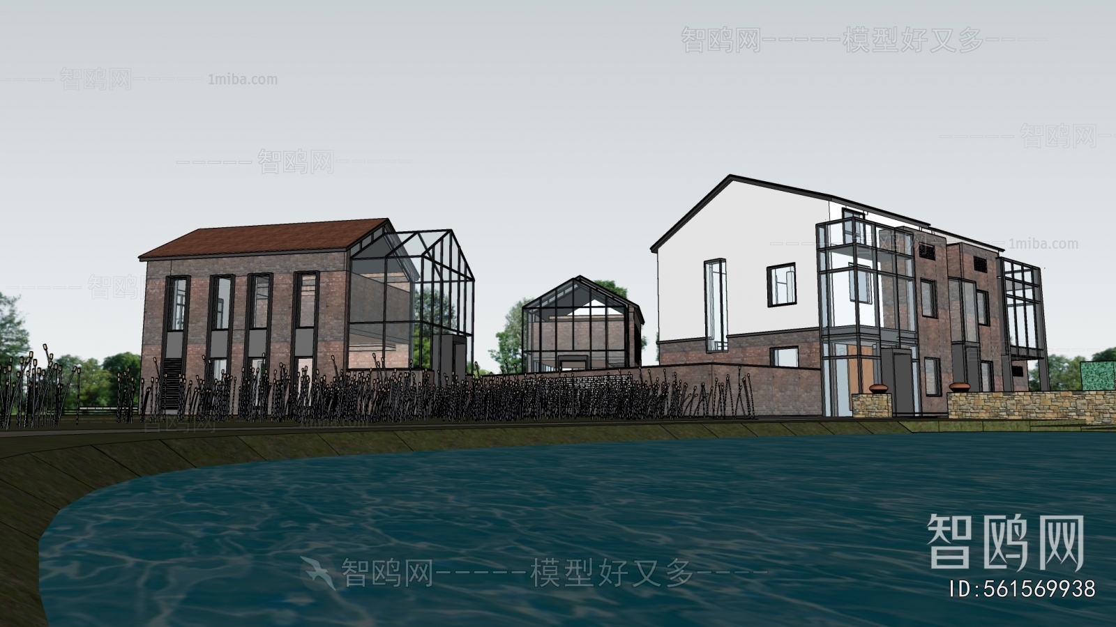 New Chinese Style Building Appearance