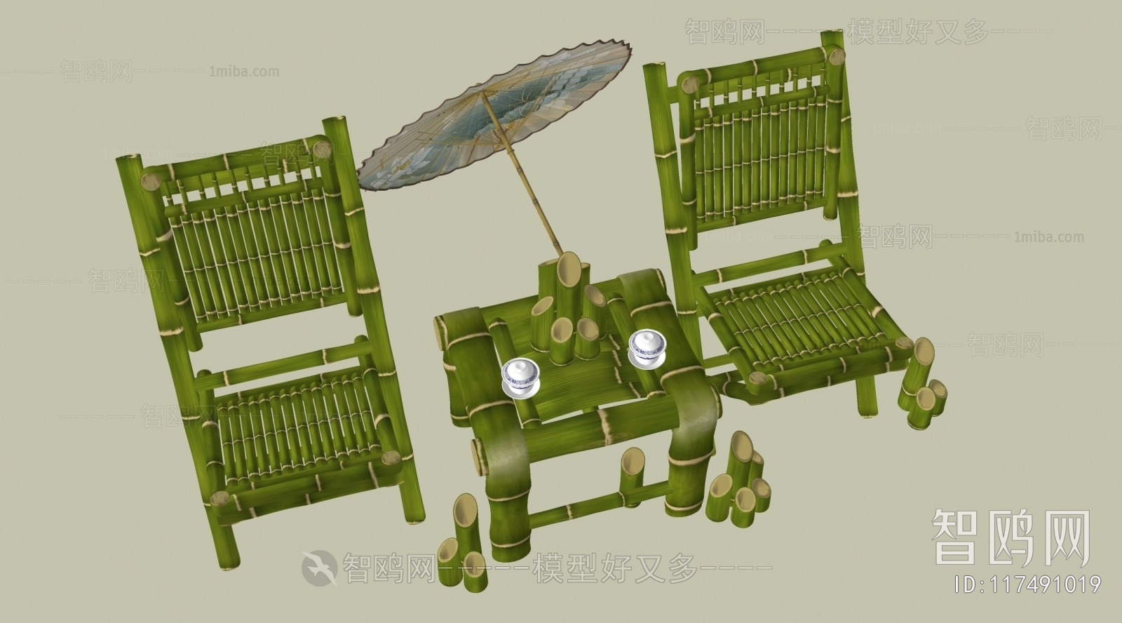 Chinese Style Leisure Table And Chair