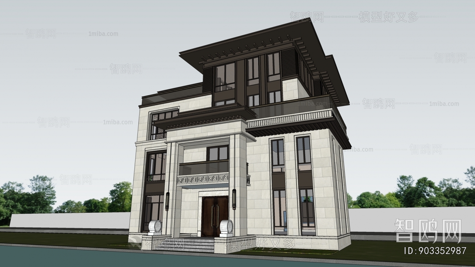 Simple European Style Detached Villa