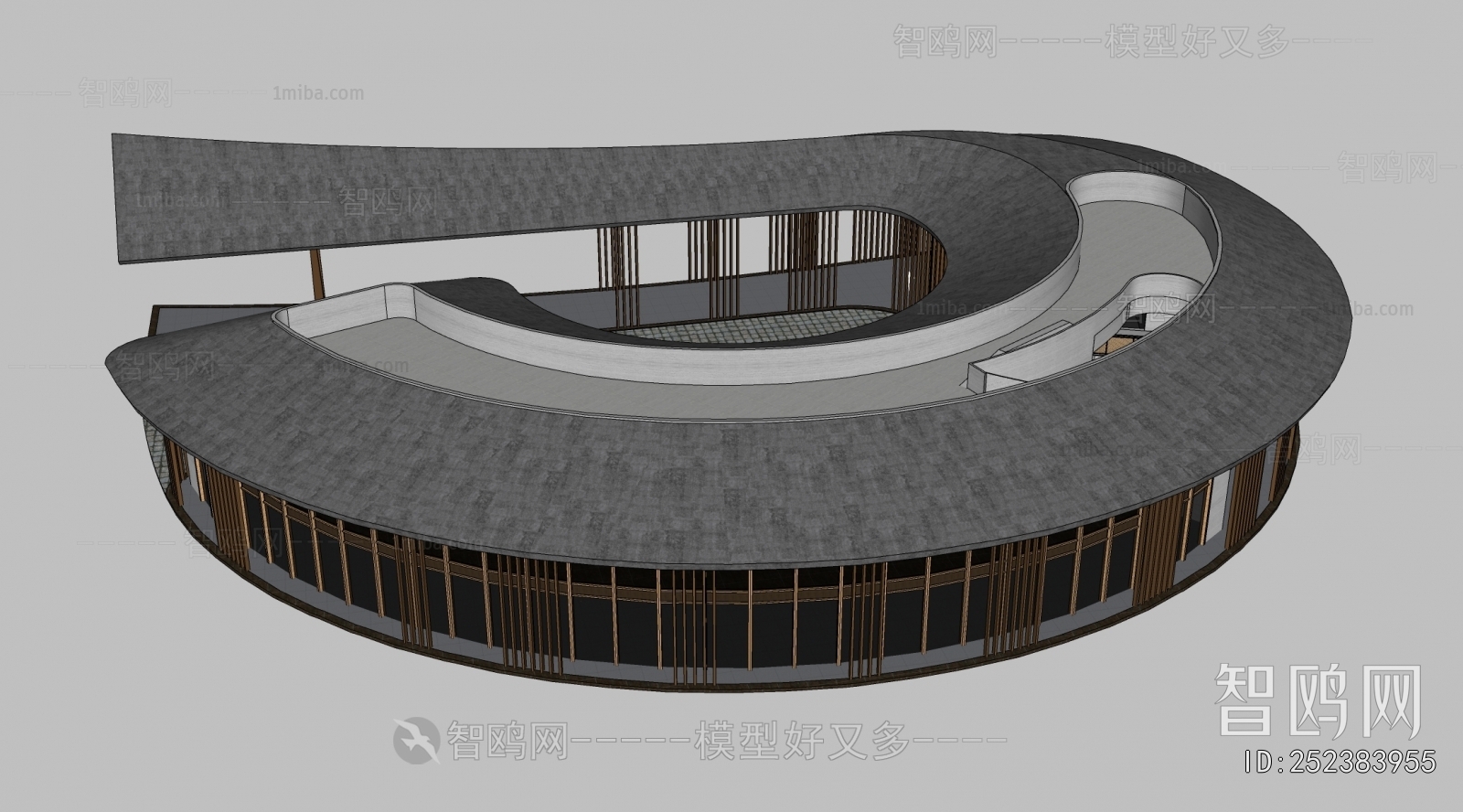 New Chinese Style Architecture Of Artistic Style