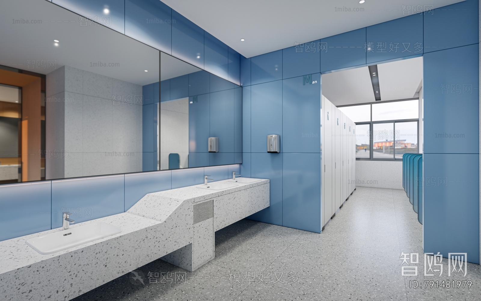 Modern Children's Restroom