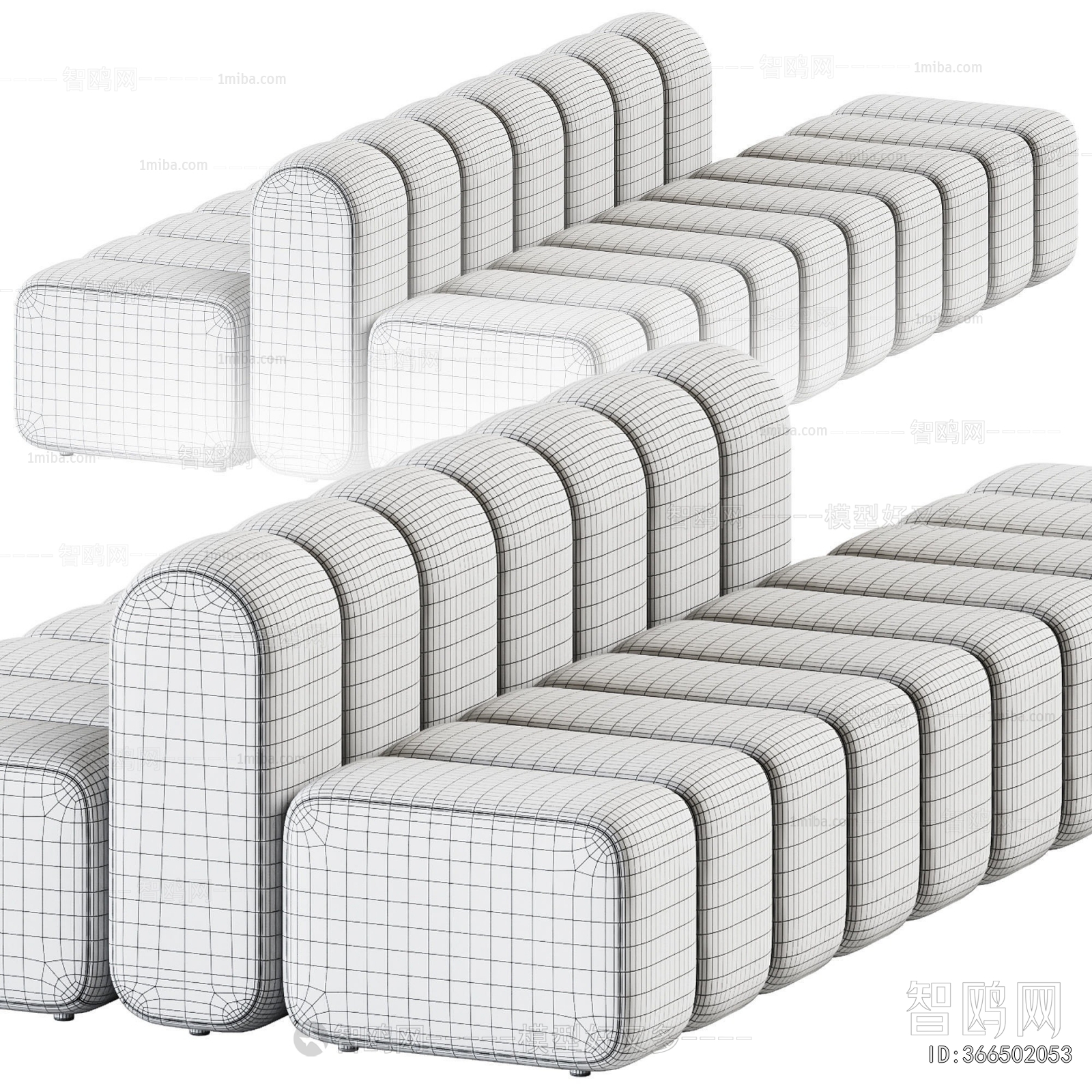 Modern Multi Person Sofa