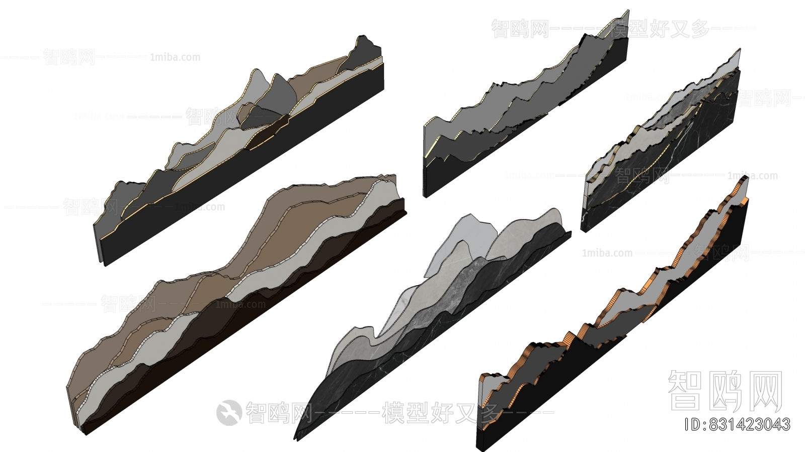 New Chinese Style TV Wall