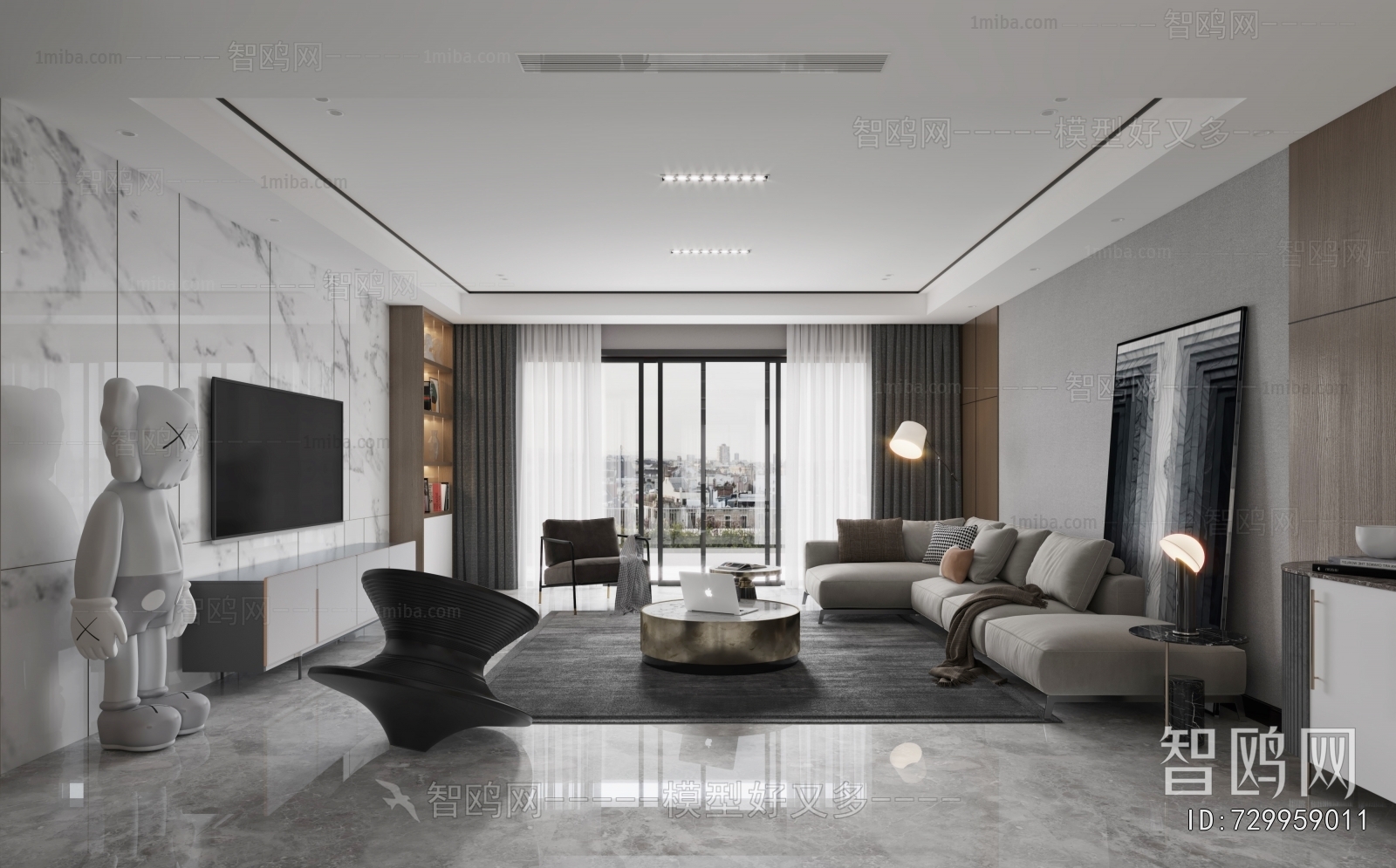 Modern A Living Room