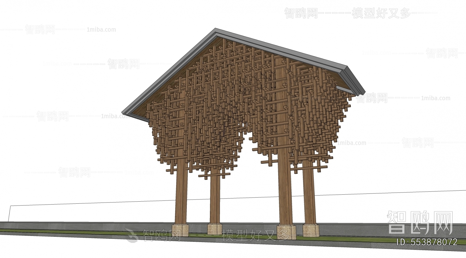 New Chinese Style Facade Element