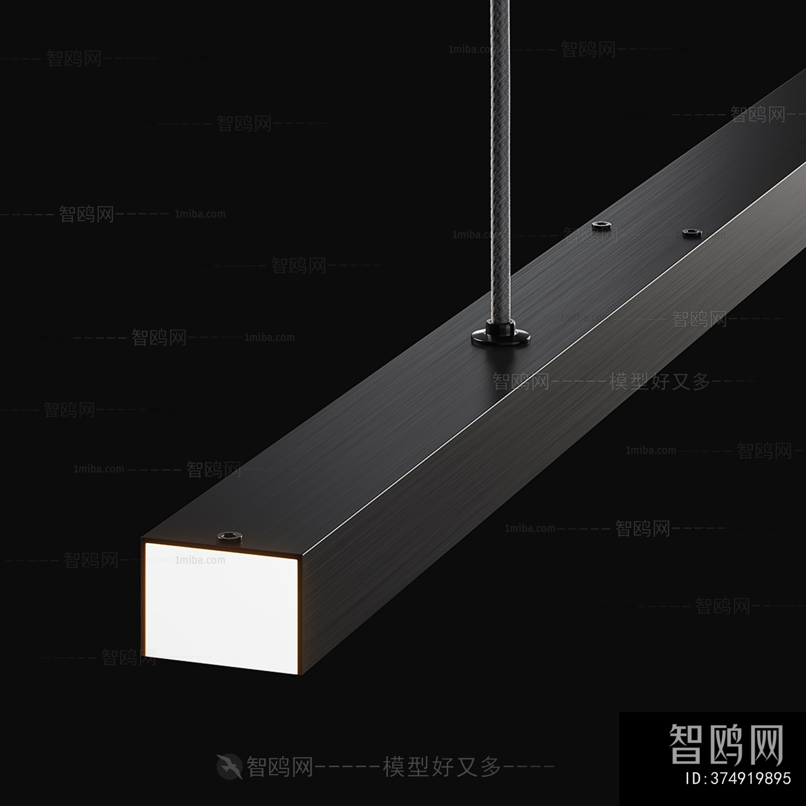 Modern Long Chandelier