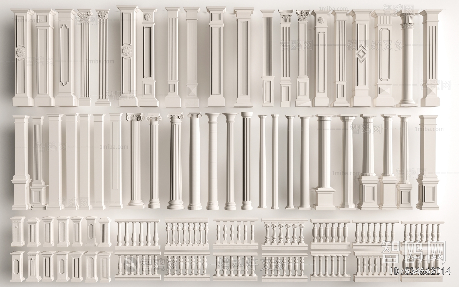 European Style Roman Pillar