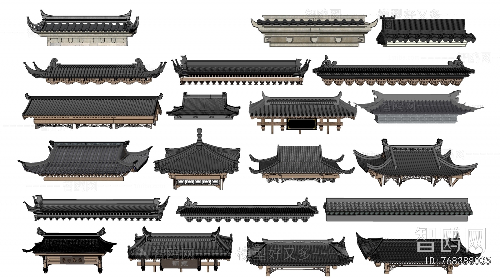 Chinese Style Building Component