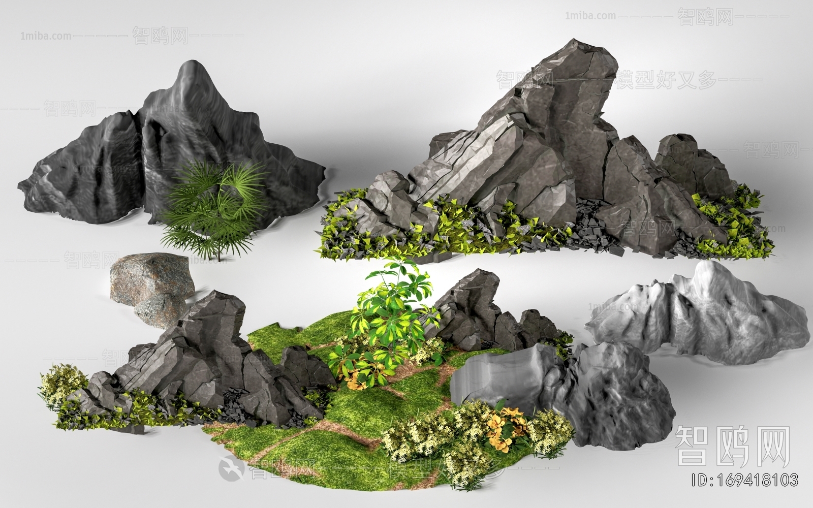 Modern Rockery Waterscape