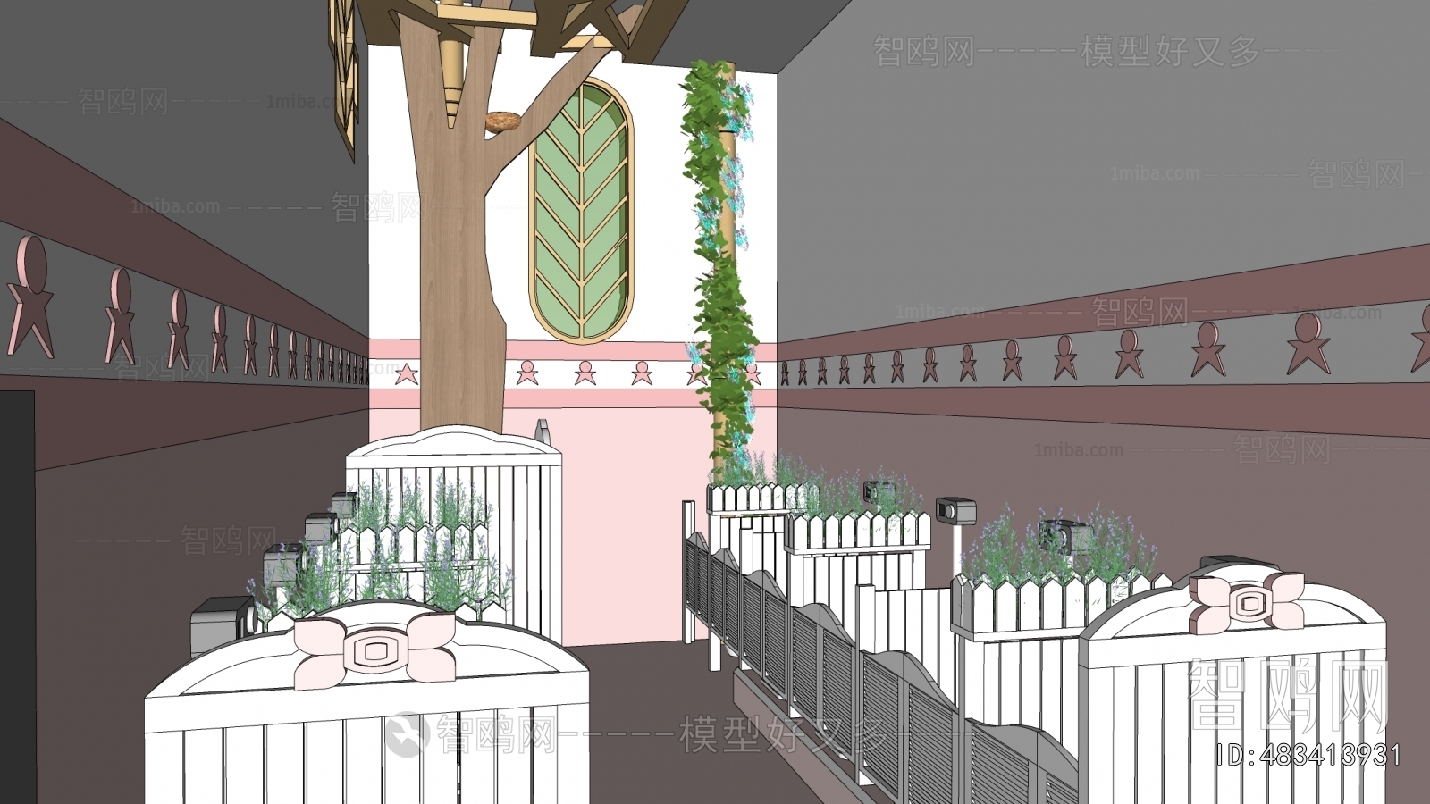 Modern Children's Restroom