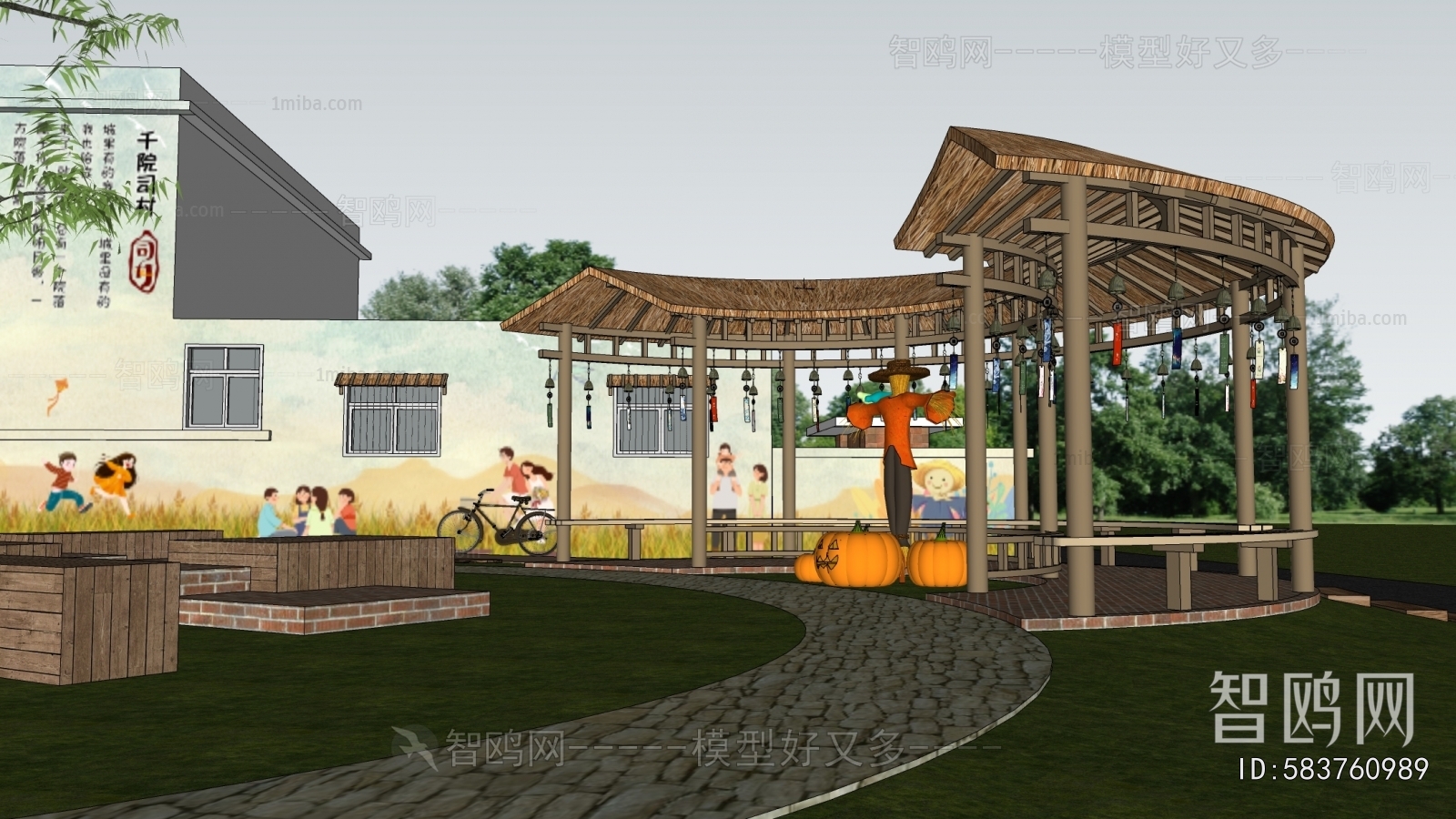 New Chinese Style Gallery Frame