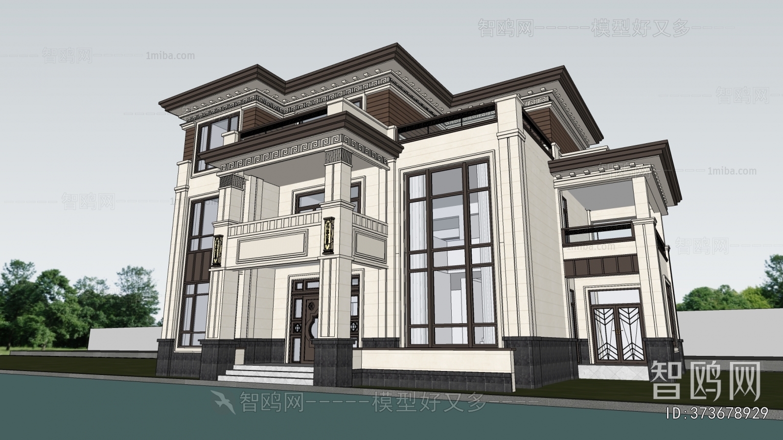 Simple European Style Detached Villa