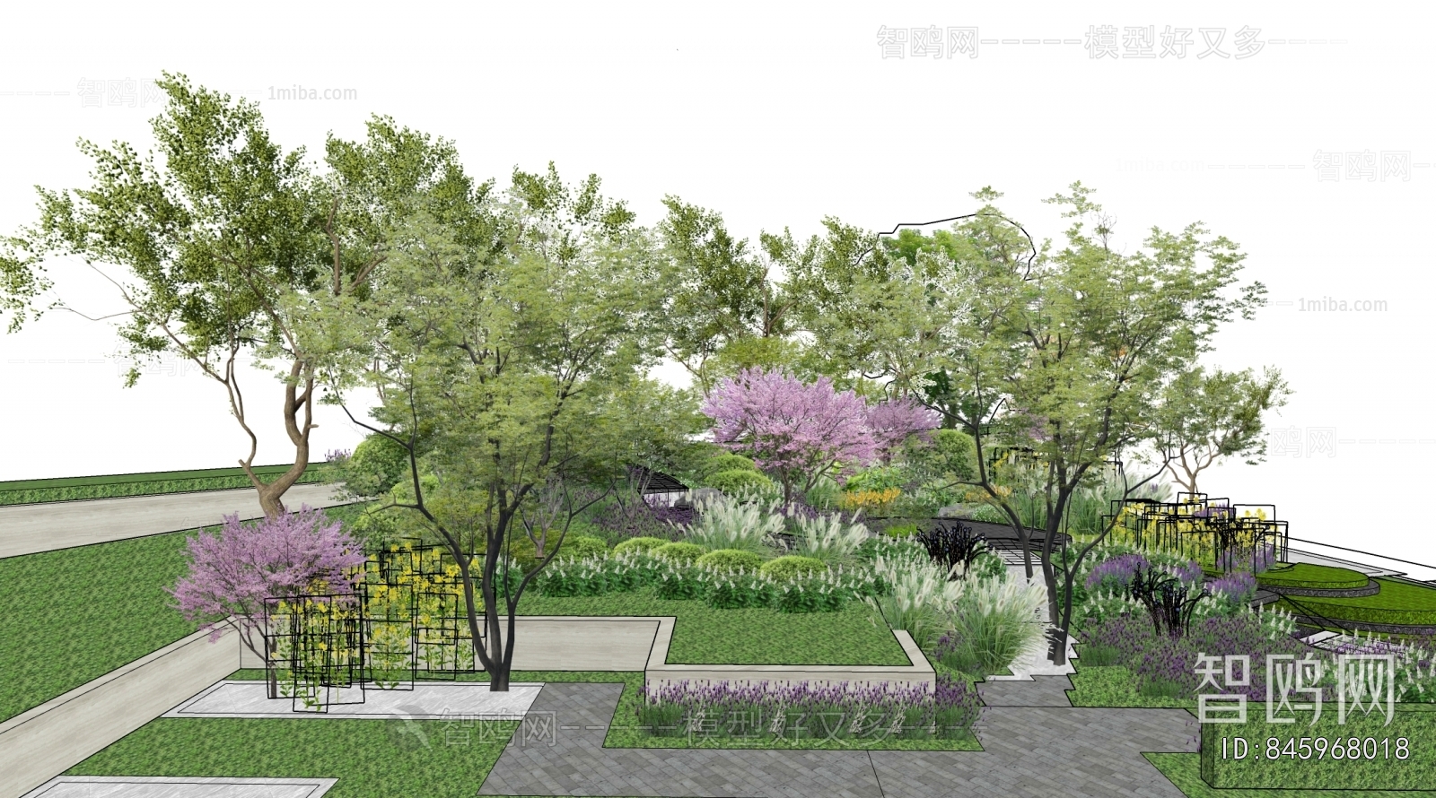 Modern Park Landscape