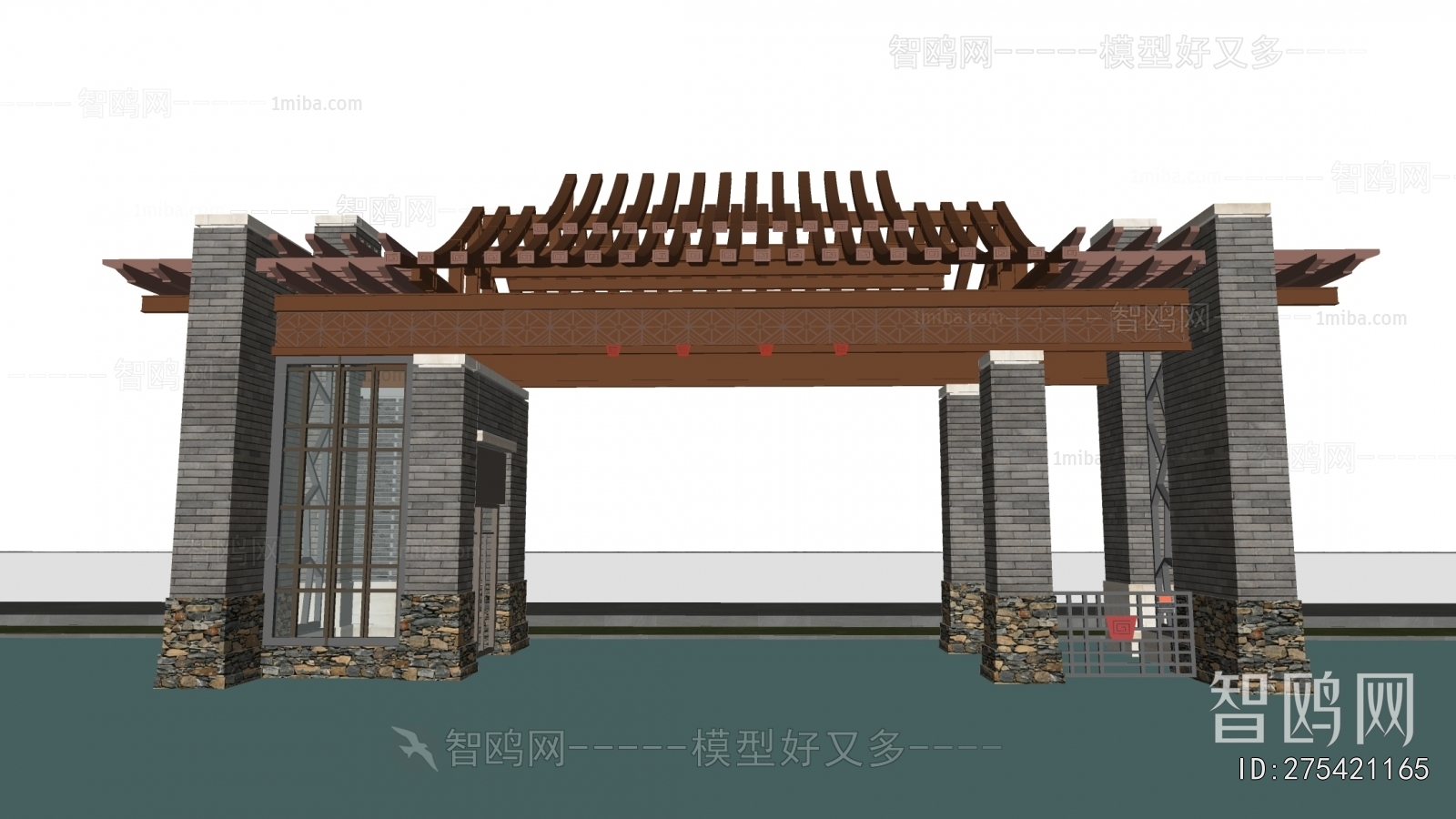 New Chinese Style Facade Element