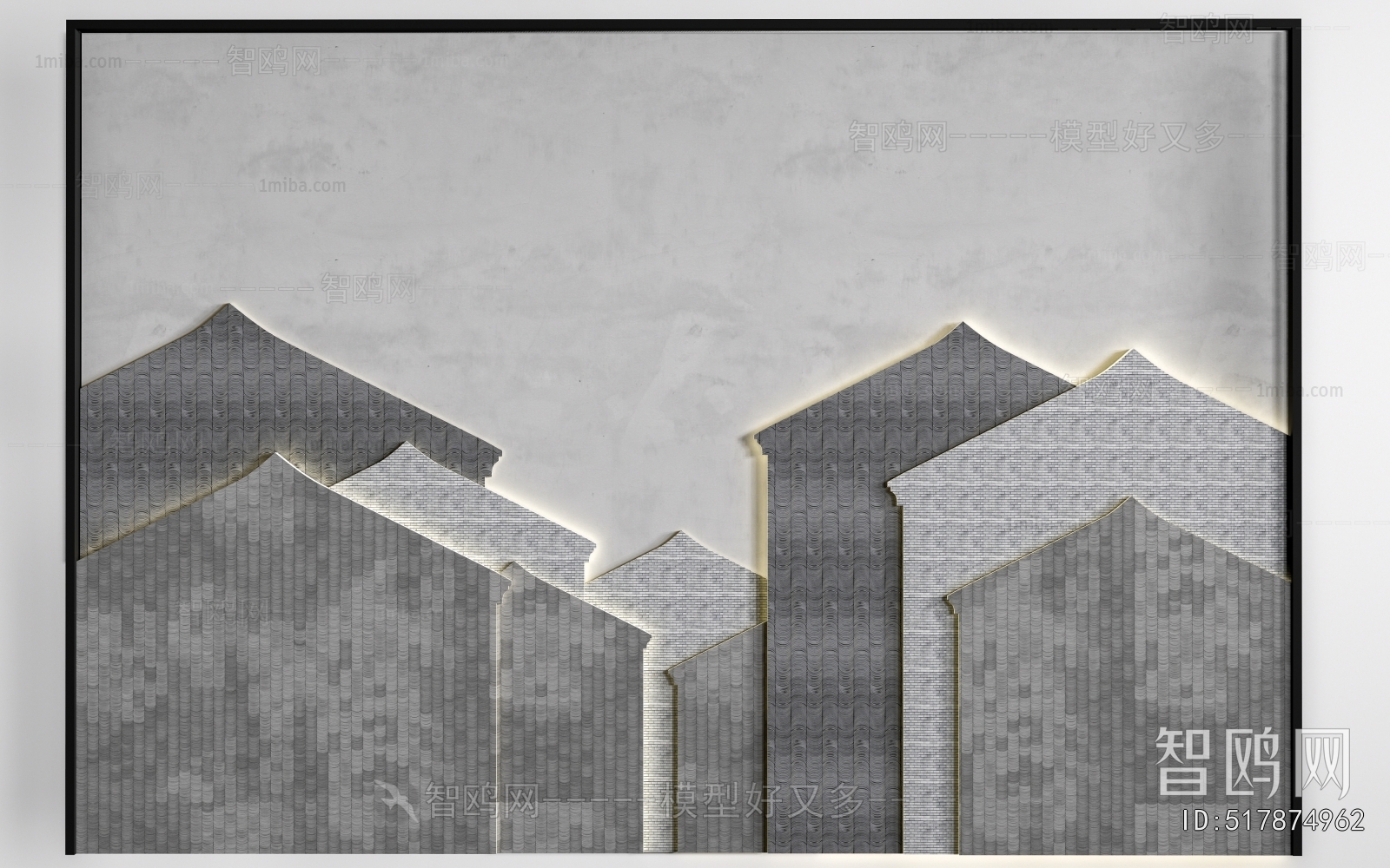 New Chinese Style TV Wall