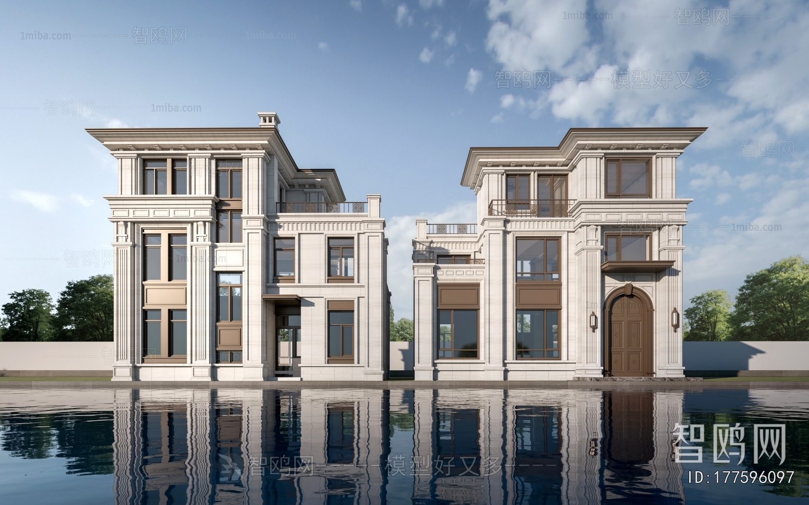 Simple European Style Detached Villa