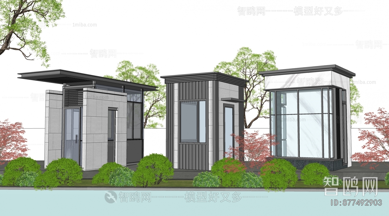 Modern Security Booth