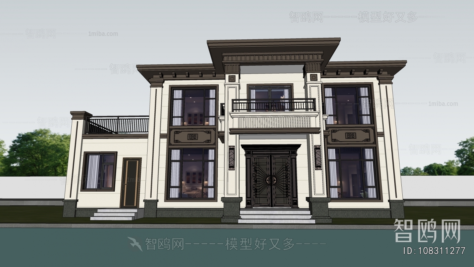 New Chinese Style Detached Villa