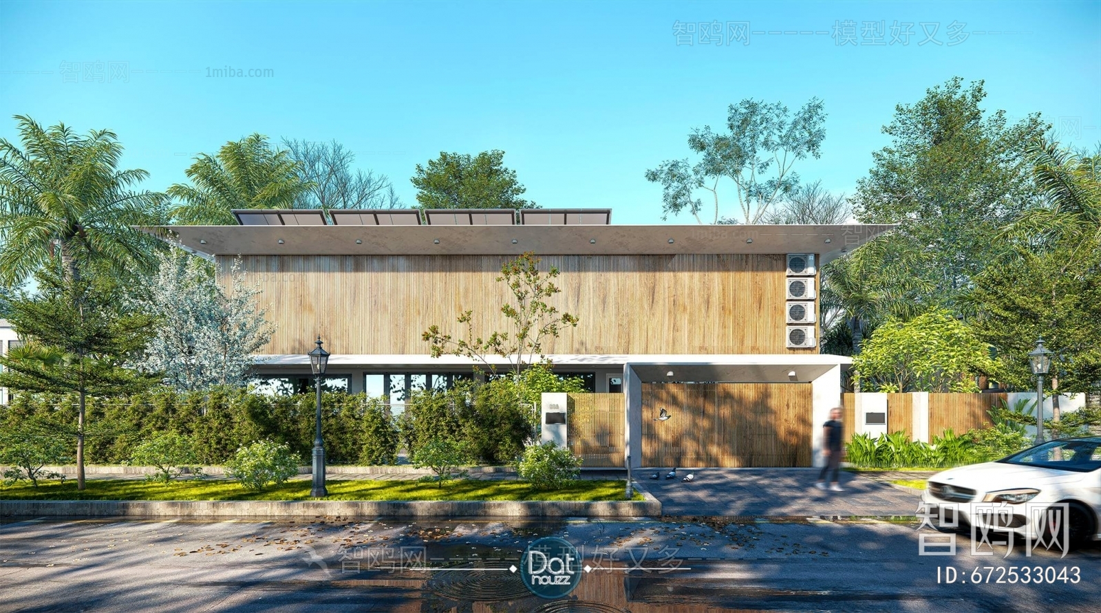 Modern Park Landscape