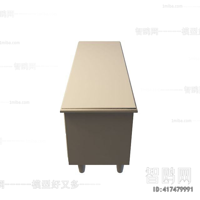 Simple European Style Side Cabinet