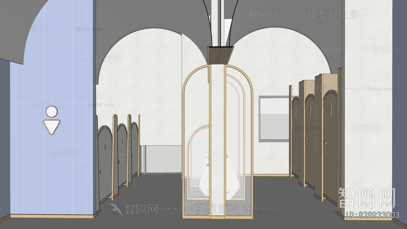 Modern Children's Restroom