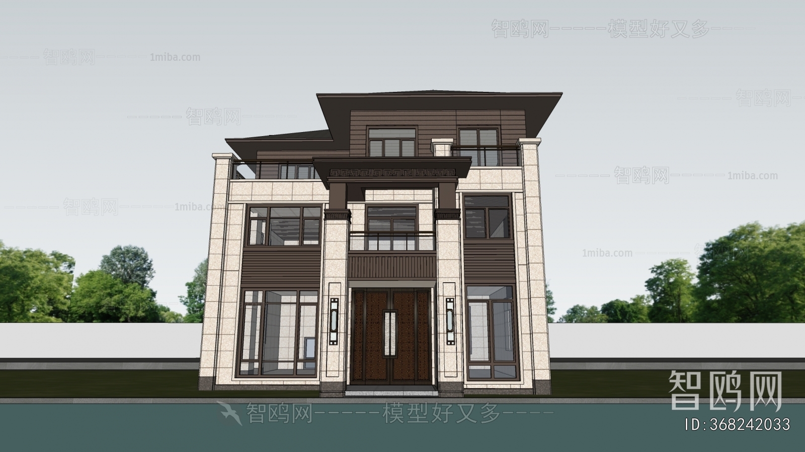 New Chinese Style Detached Villa