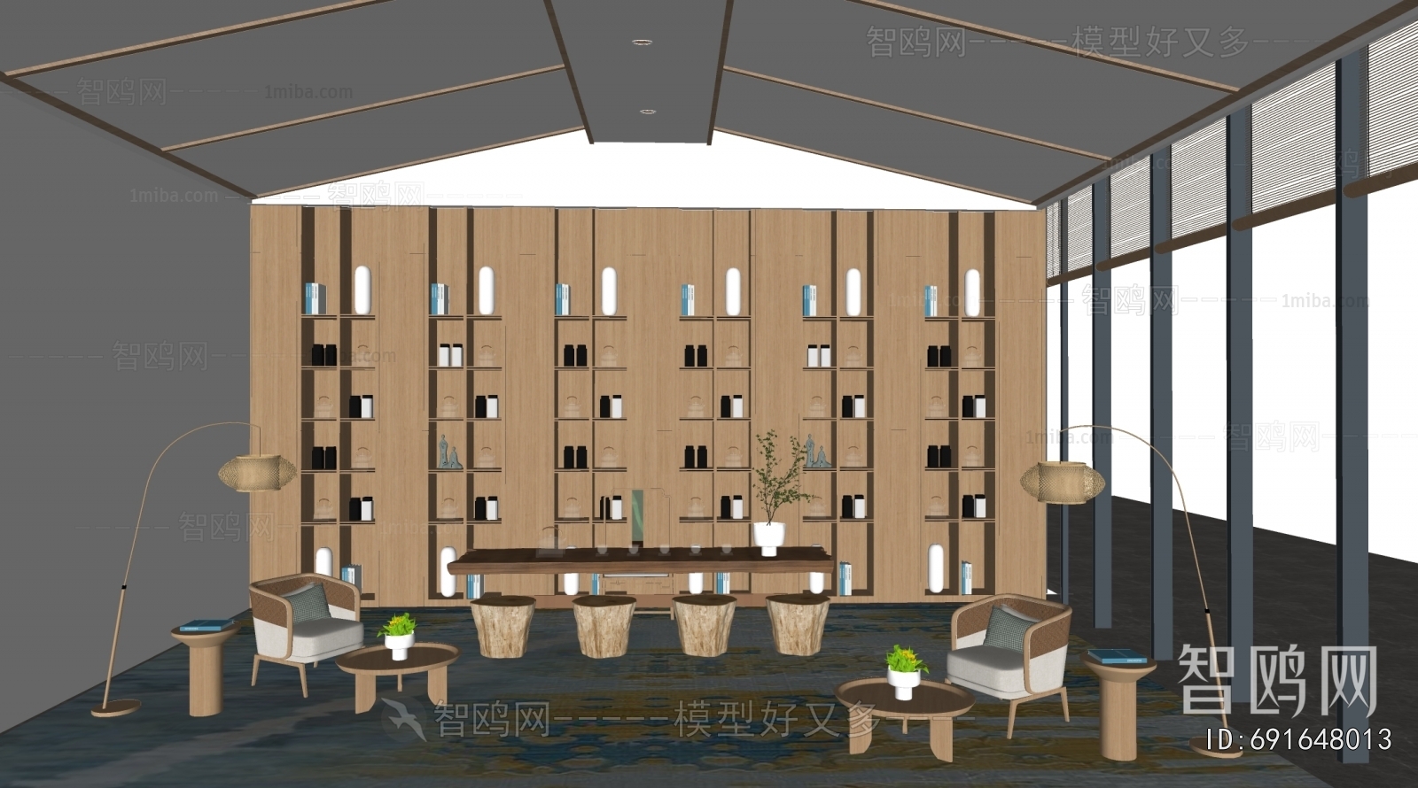 New Chinese Style Teahouse Tea House