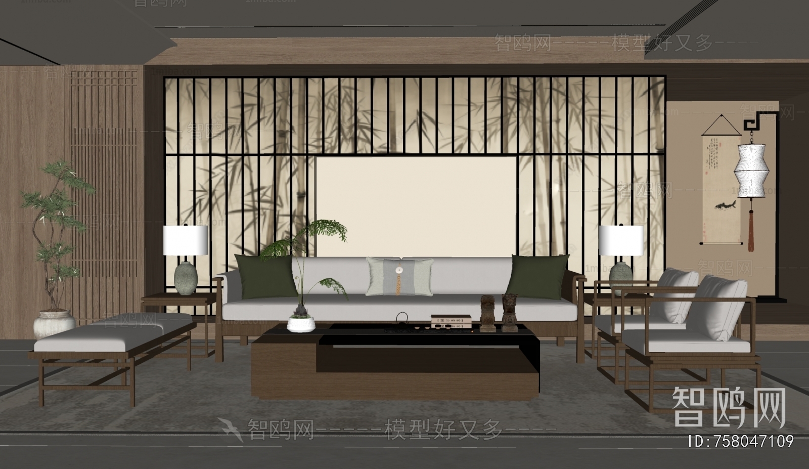 新中式禅意客厅