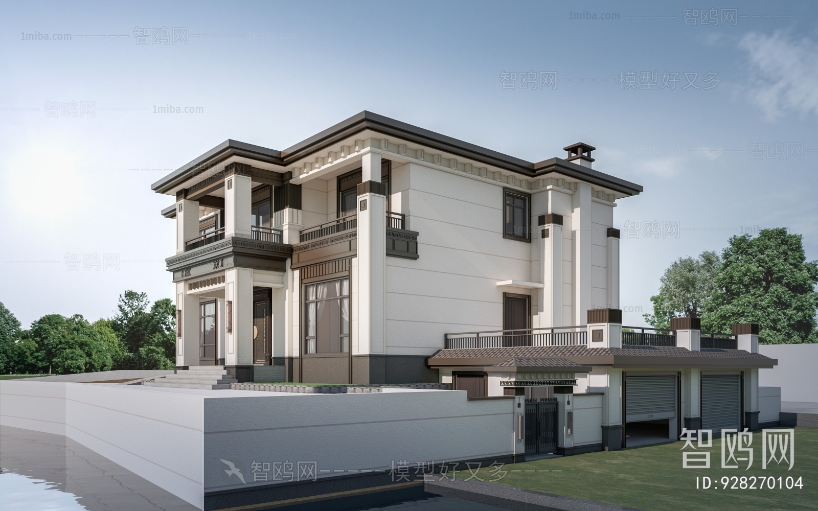 New Chinese Style Detached Villa