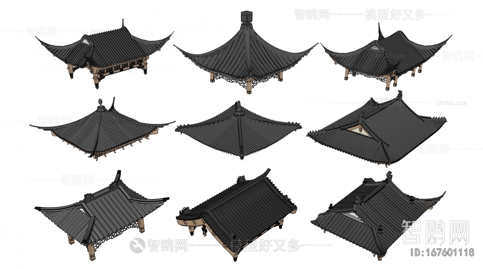 Chinese Style Building Component