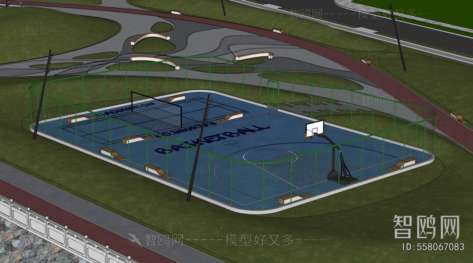 Modern Outdoor Sports Stadium