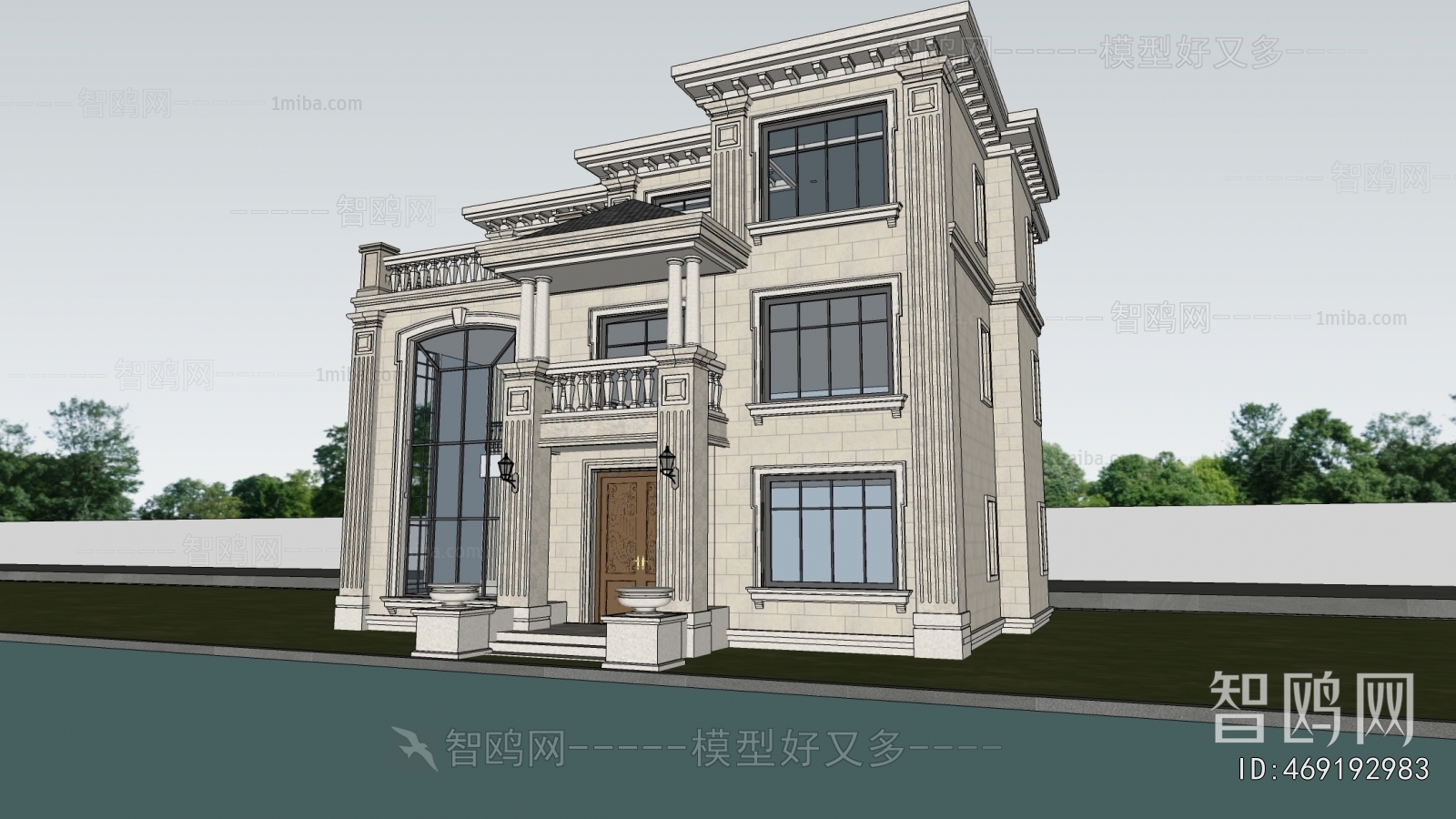 Simple European Style Detached Villa