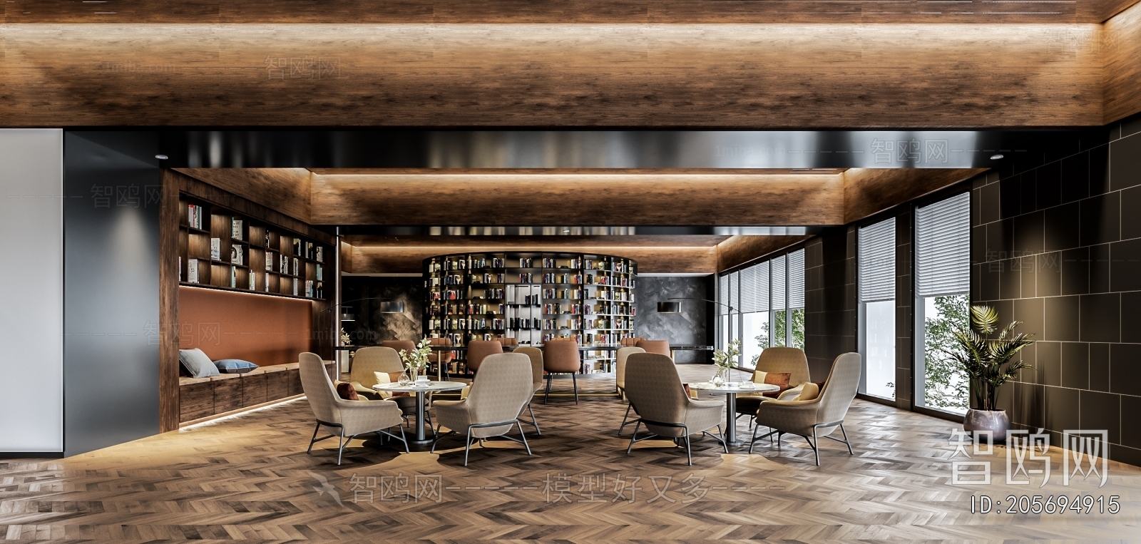 Modern Bookstore Book Bar