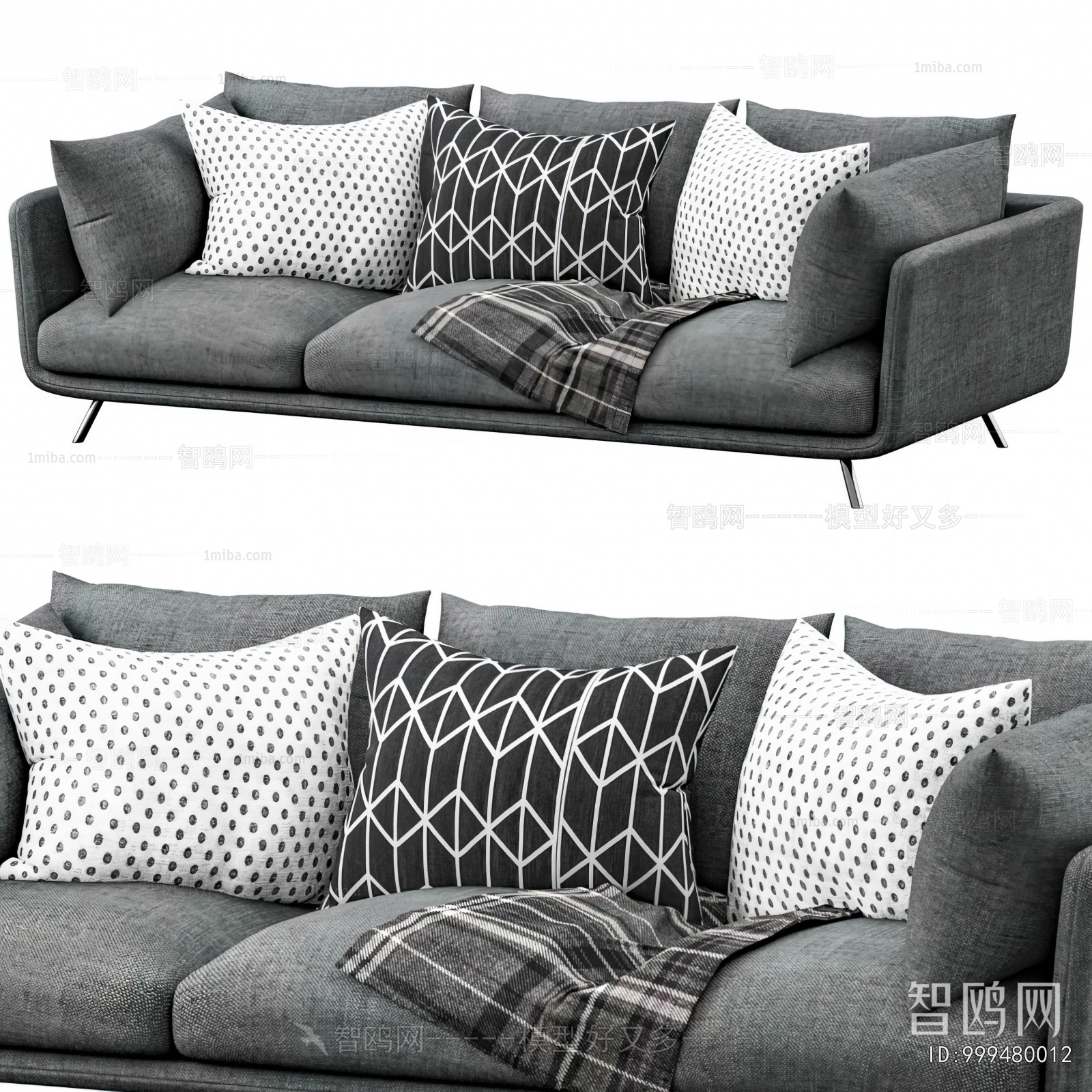 Modern Three-seat Sofa