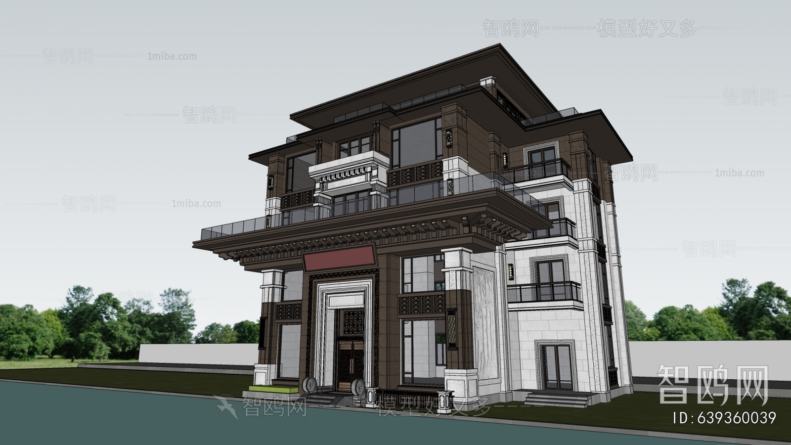 New Chinese Style Detached Villa