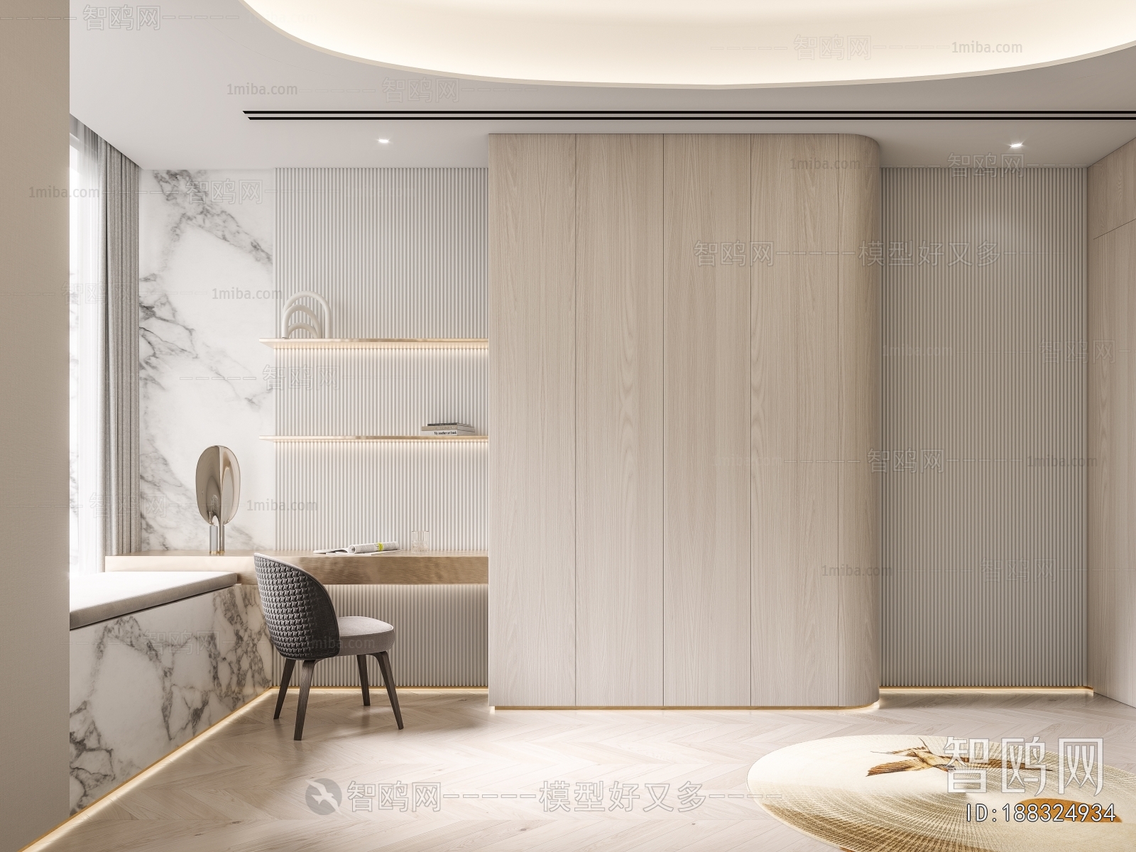 Modern Clothes Storage Area