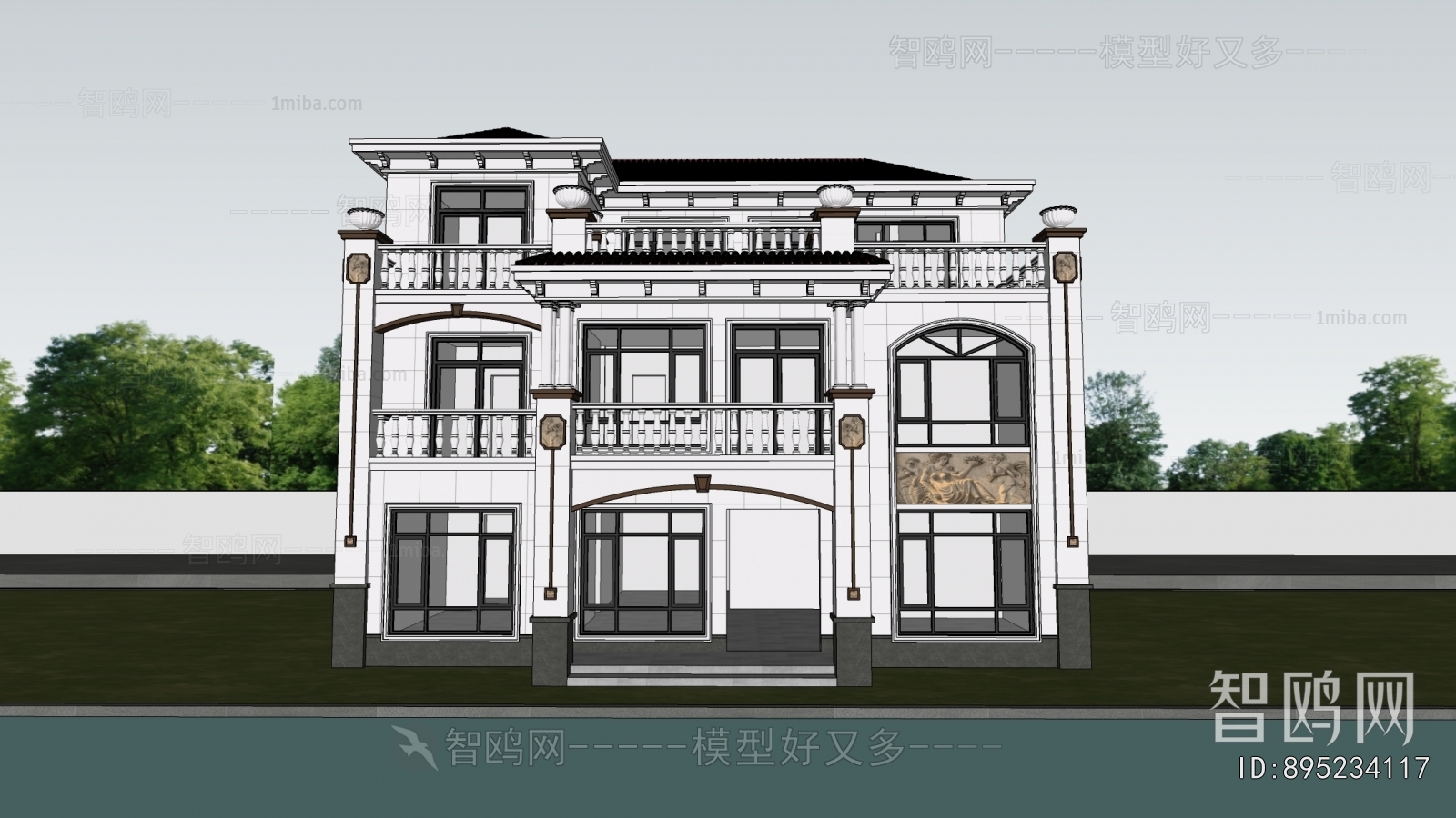 New Chinese Style Detached Villa