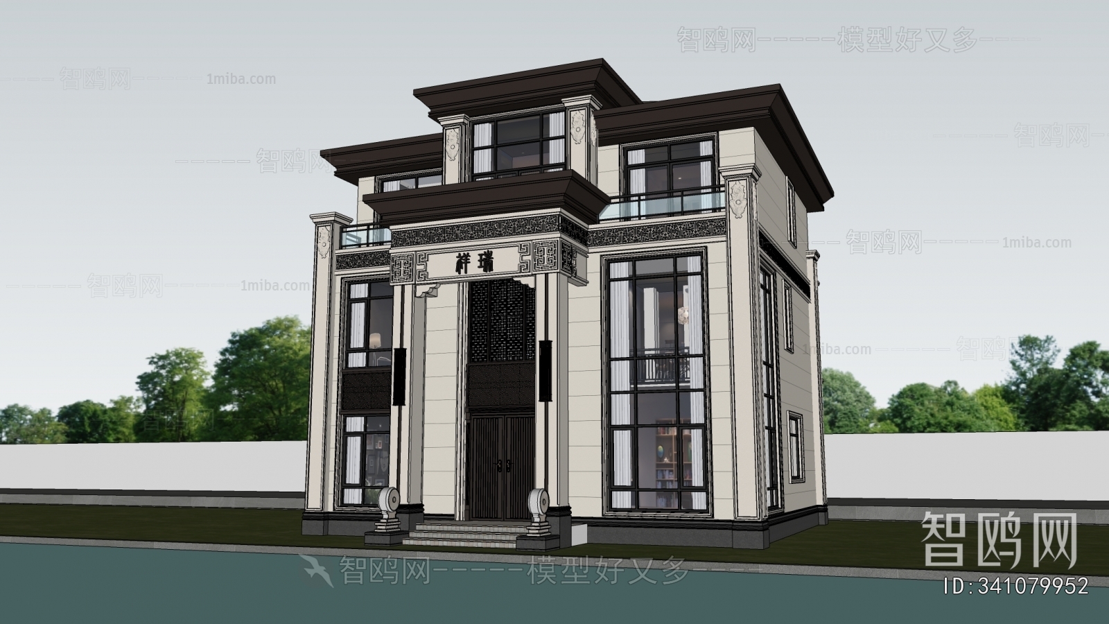 New Chinese Style Detached Villa