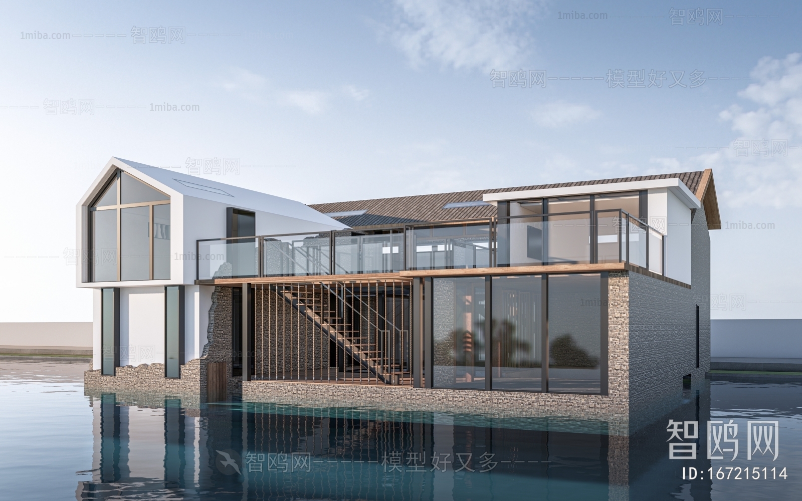 New Chinese Style Building Appearance