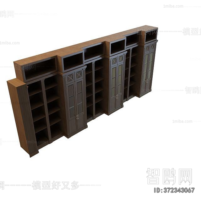 Simple European Style Bookcase