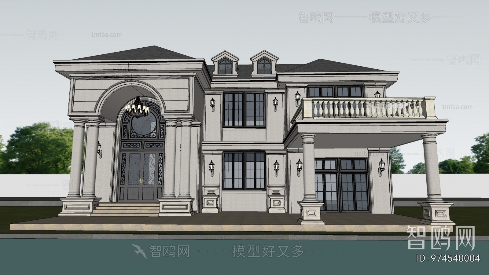 Simple European Style Detached Villa