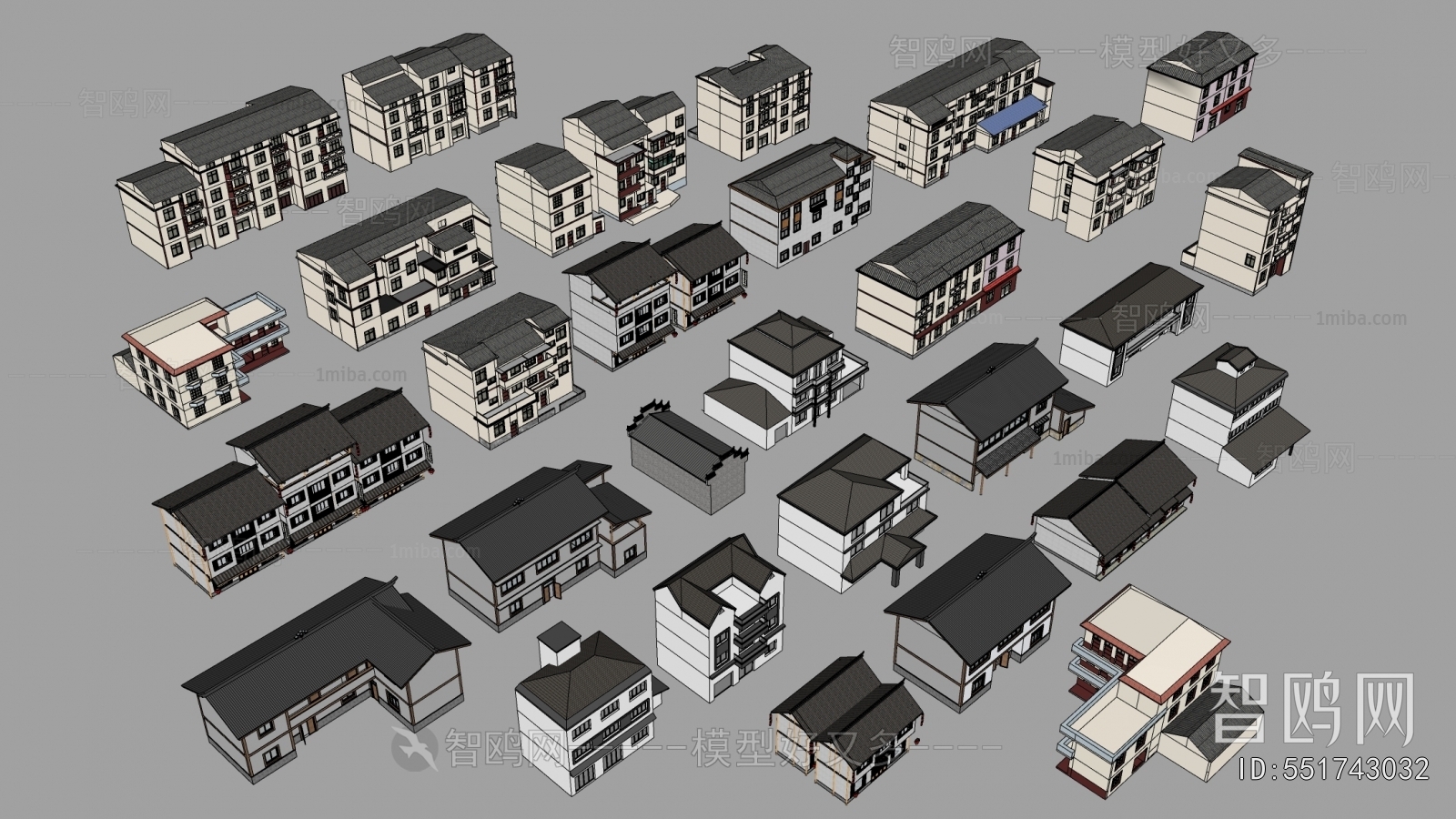 New Chinese Style Residential Building