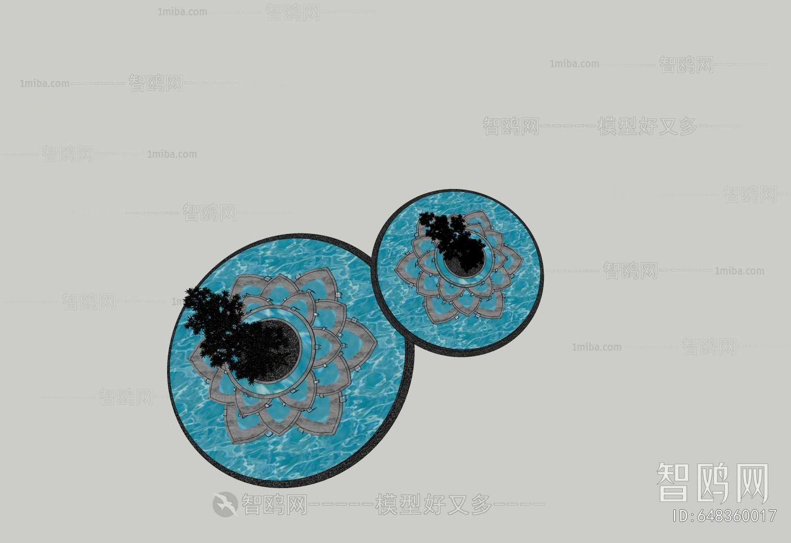 Modern Rockery Waterscape