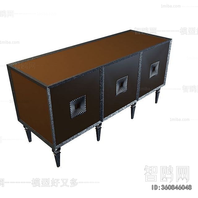 Simple European Style Side Cabinet