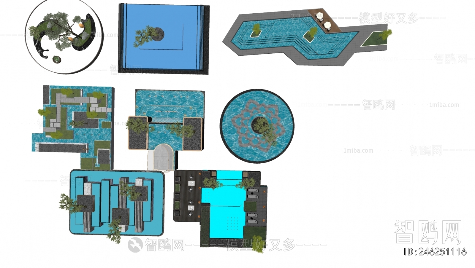 Modern Rockery Waterscape