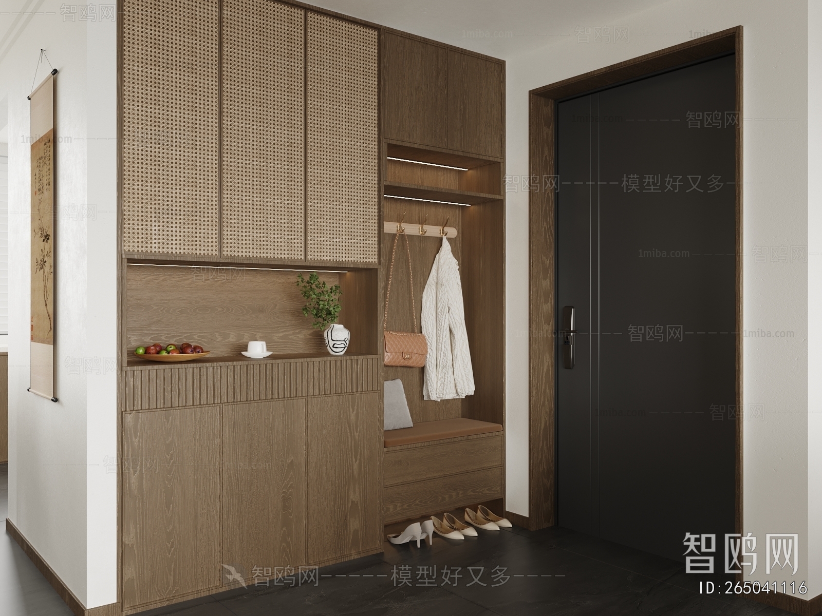 New Chinese Style Shoe Cabinet