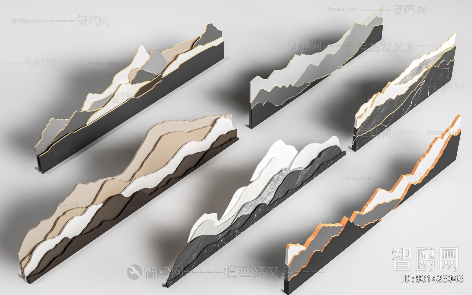 New Chinese Style TV Wall