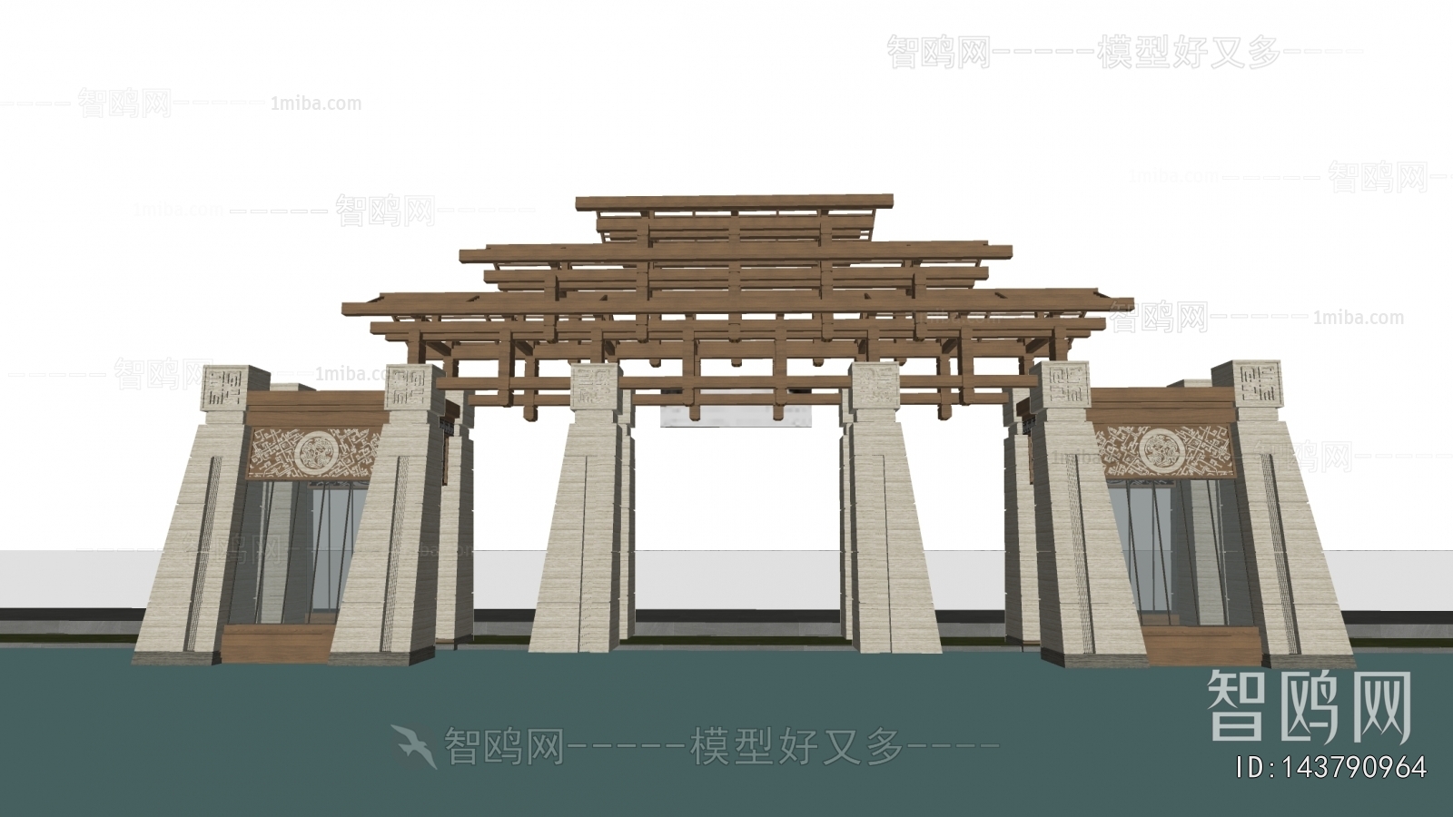 New Chinese Style Facade Element